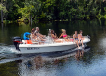 Boating on Ocklawaha River