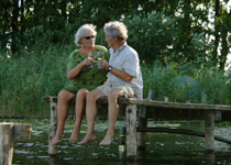 Couple at Lake