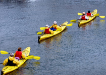 Kayaking on Lake Weir