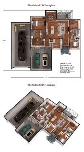 The Oxford 2D and 3D Floorplans