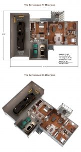 The Persimmon 2D and 3D Floorplans